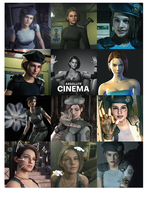 Set de sticker vinilo Resident Evil