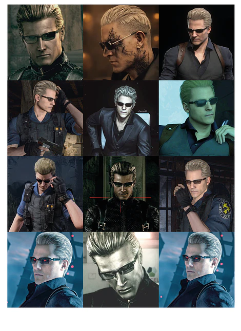 Set de sticker vinilo Resident Evil