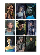 Photocard Resident Evil fan made