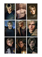 Photocard Leon Kennedy fan made