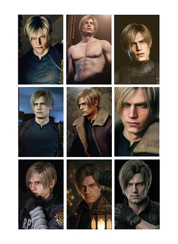 Photocard Leon Kennedy fan made