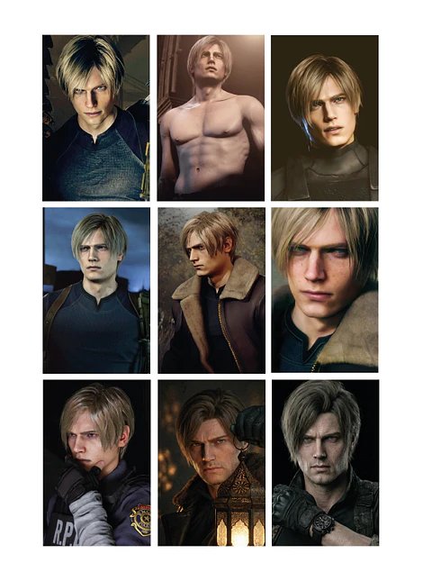 Photocard Leon Kennedy fan made