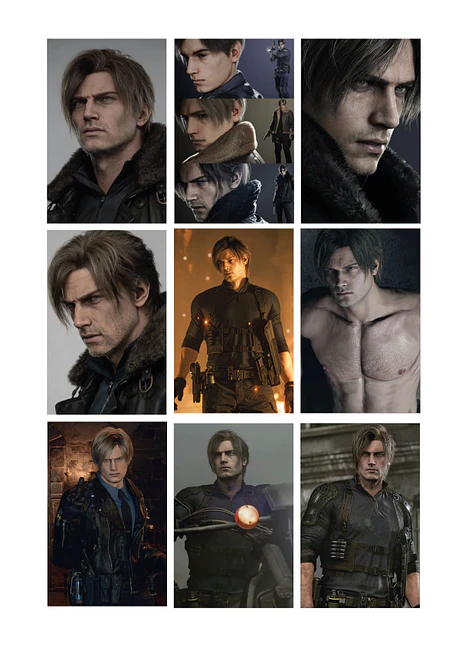 Photocard Leon Kennedy fan made