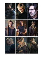 Photocard Leon Kennedy fan made