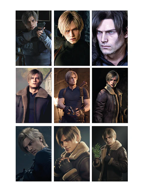 Photocard Leon Kennedy fan made