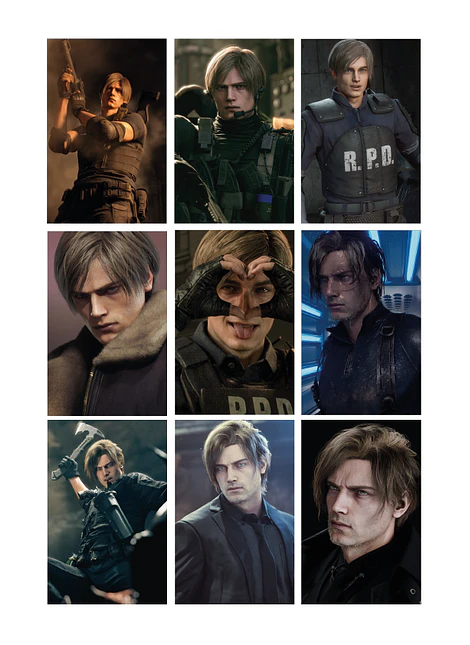 Photocard Leon Kennedy fan made