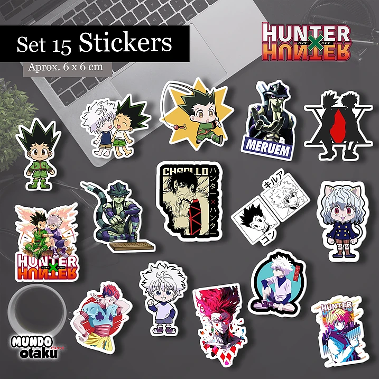 Set 15 Stickers - Hunter x Hunter 1