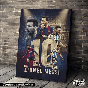 Cuadro Bastidor - Lionel Messi