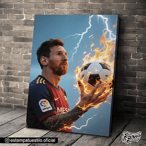 Cuadro Bastidor - Lionel Messi