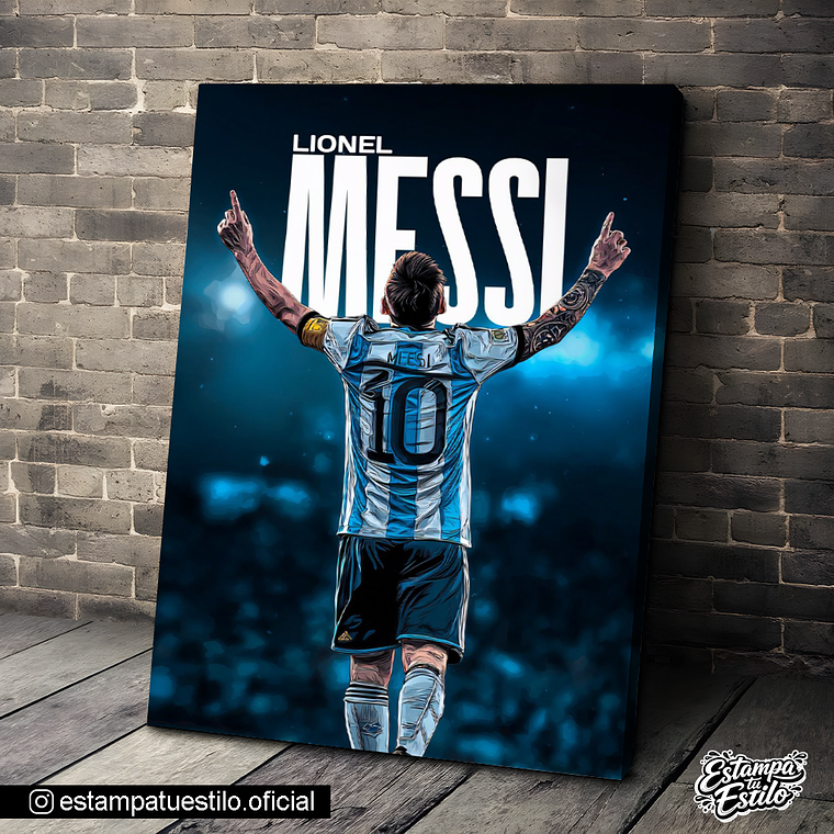 Cuadro Bastidor - Lionel Messi 1