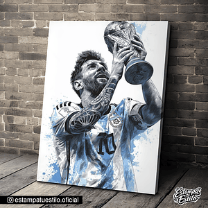 Cuadro Bastidor - Lionel Messi