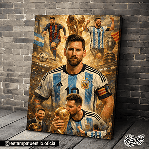 Cuadro Bastidor - Lionel Messi