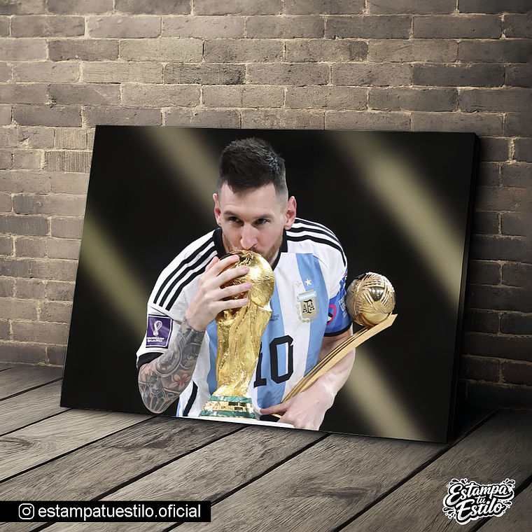 Cuadro Bastidor - Lionel Messi 1