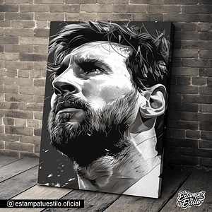 Cuadro Bastidor - Lionel Messi