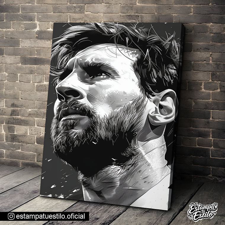 Cuadro Bastidor - Lionel Messi 1