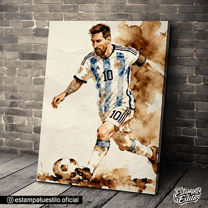 Cuadro Bastidor - Lionel Messi