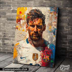 Cuadro Bastidor - Lionel Messi