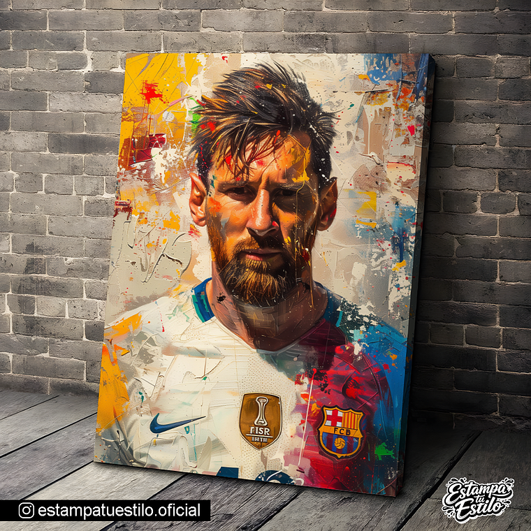 Cuadro Bastidor - Lionel Messi 1