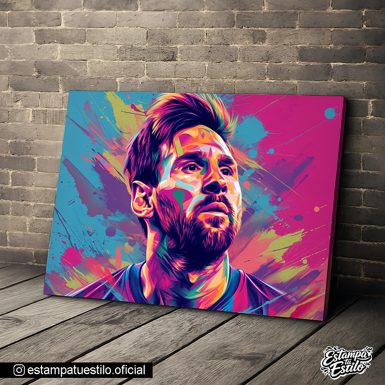 Cuadro Bastidor - Lionel Messi 1