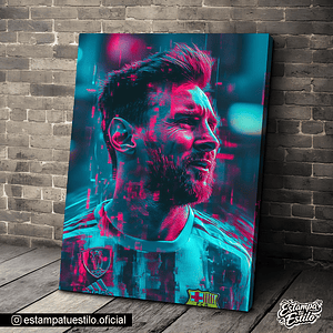 Cuadro Bastidor - Lionel Messi