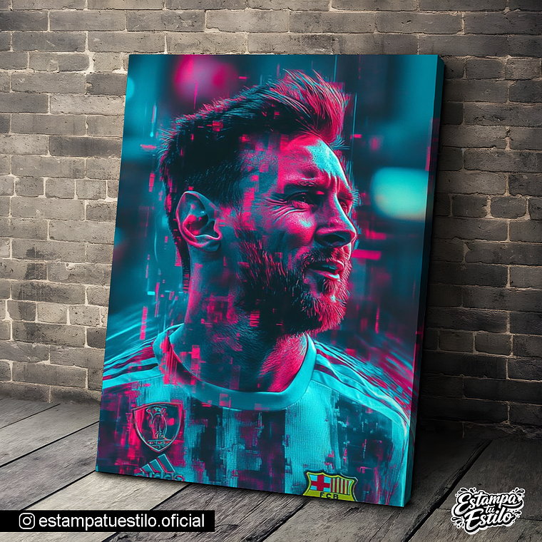 Cuadro Bastidor - Lionel Messi 1