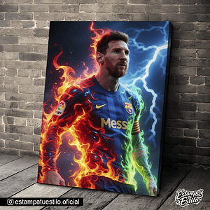 Cuadro Bastidor - Lionel Messi