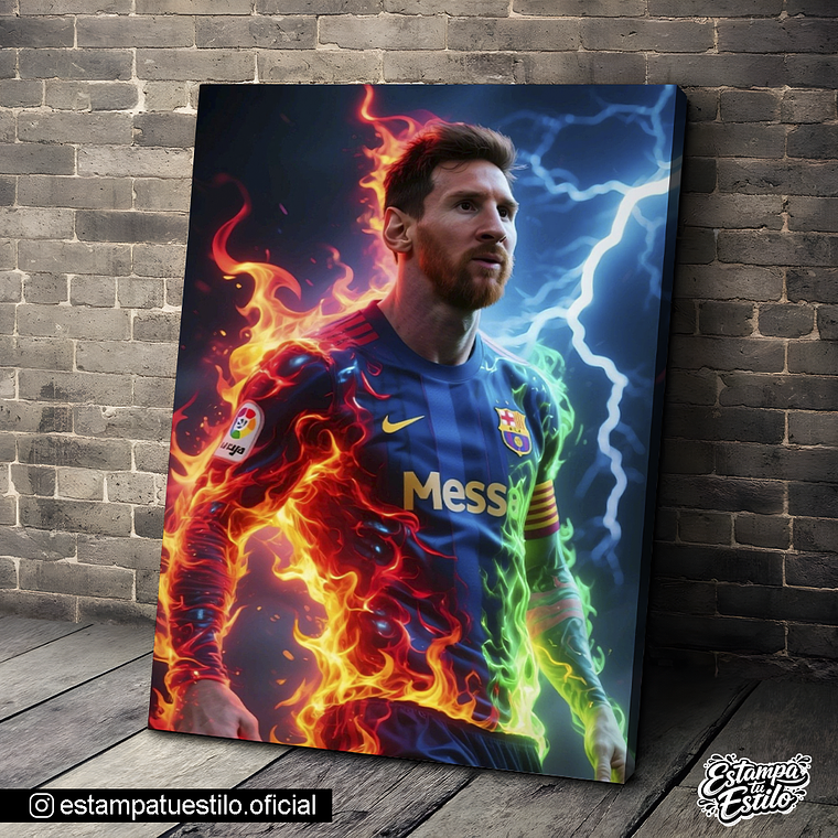 Cuadro Bastidor - Lionel Messi 1