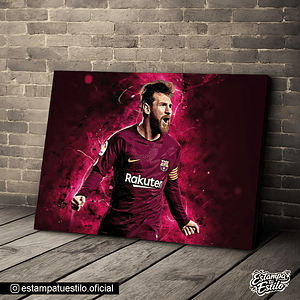 Cuadro Bastidor - Lionel Messi