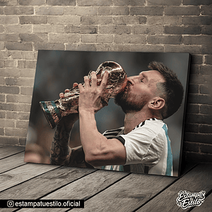 Cuadro Bastidor - Lionel Messi
