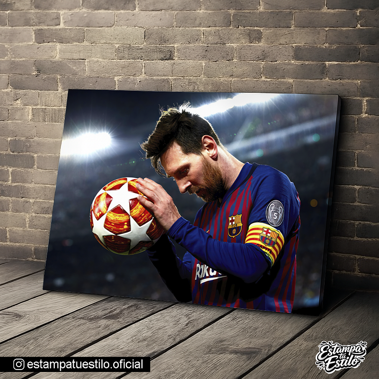 Cuadro Bastidor - Lionel Messi 1