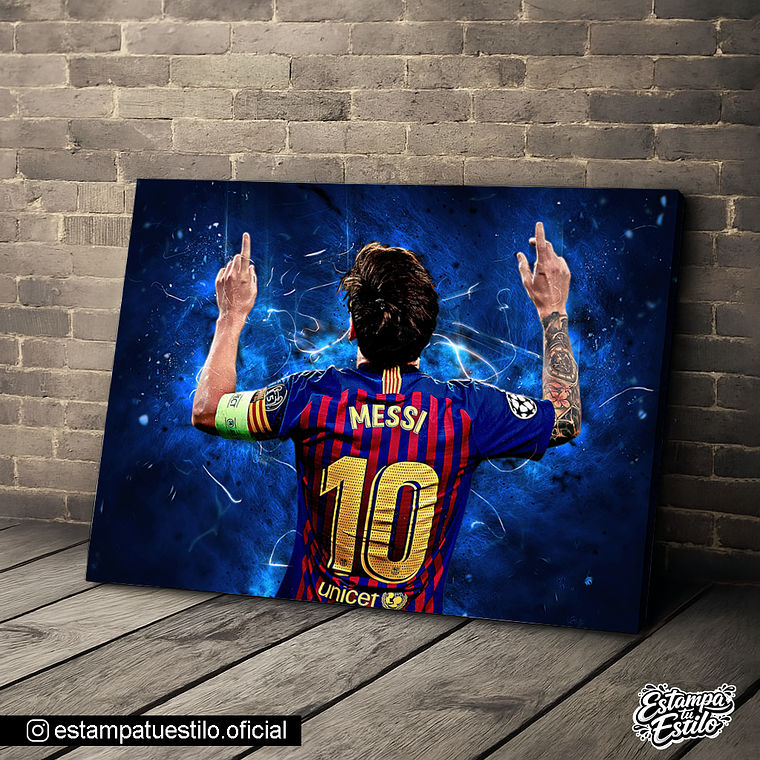 Cuadro Bastidor - Lionel Messi 1