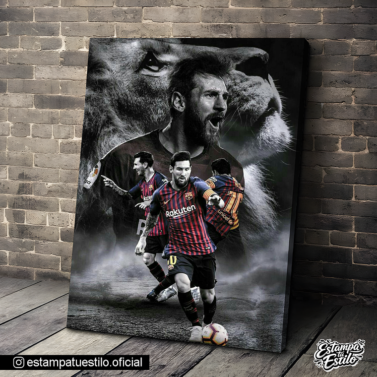 Cuadro Bastidor - Lionel Messi 1