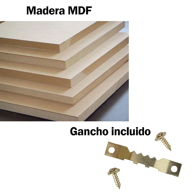 Cuadro Madera MDF - Personalizado 3
