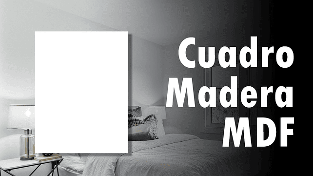 Cuadro Madera MDF