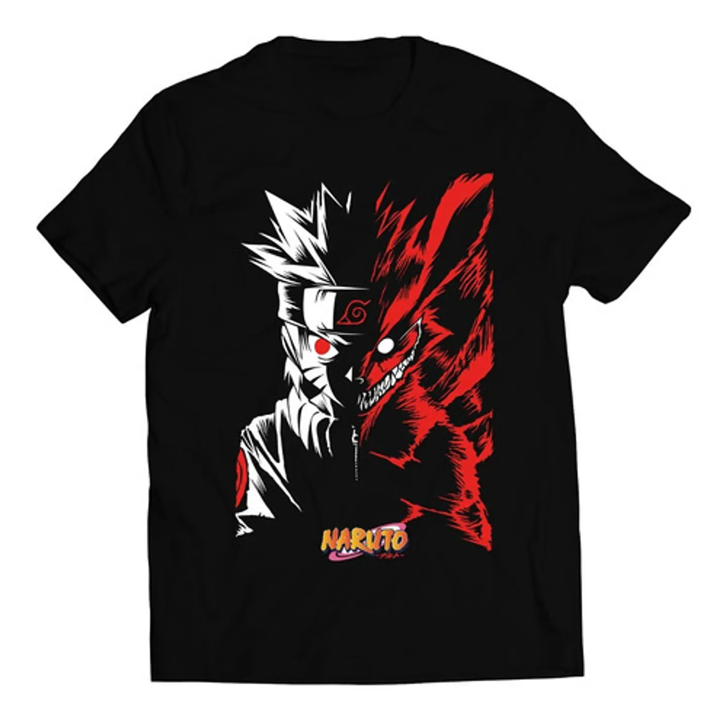 Polera Naruto - Nartuto/kurama | Anime Japonés 1