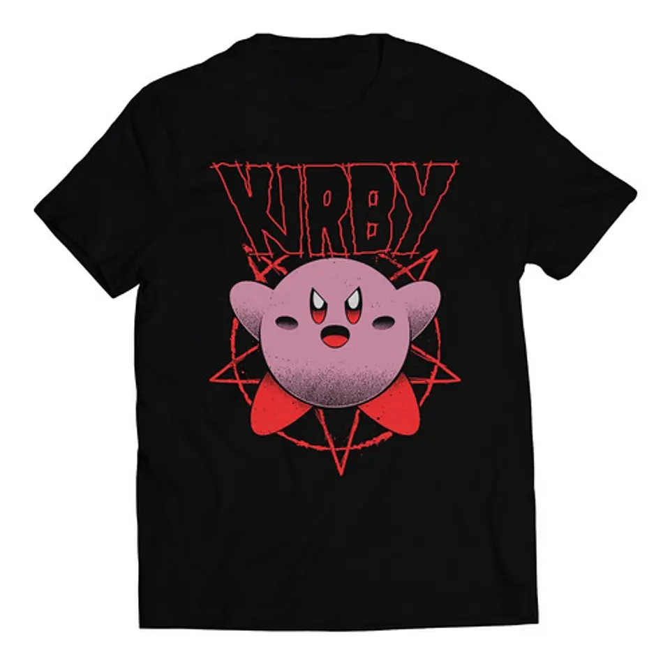 Polera Kirby - Badass | Ropa Gamer 1