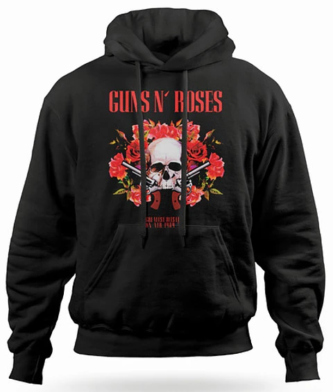 Polerón Canguro Guns N Roses - Rosebed | Rock