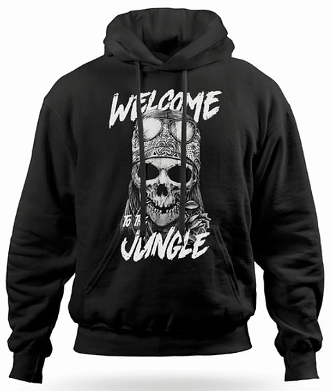 Polerón Canguro Guns N Roses - Welcome To The Jungl | Rock