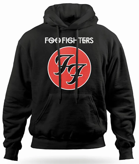 Polerón Canguro Foo Fighters - Classic | Rock
