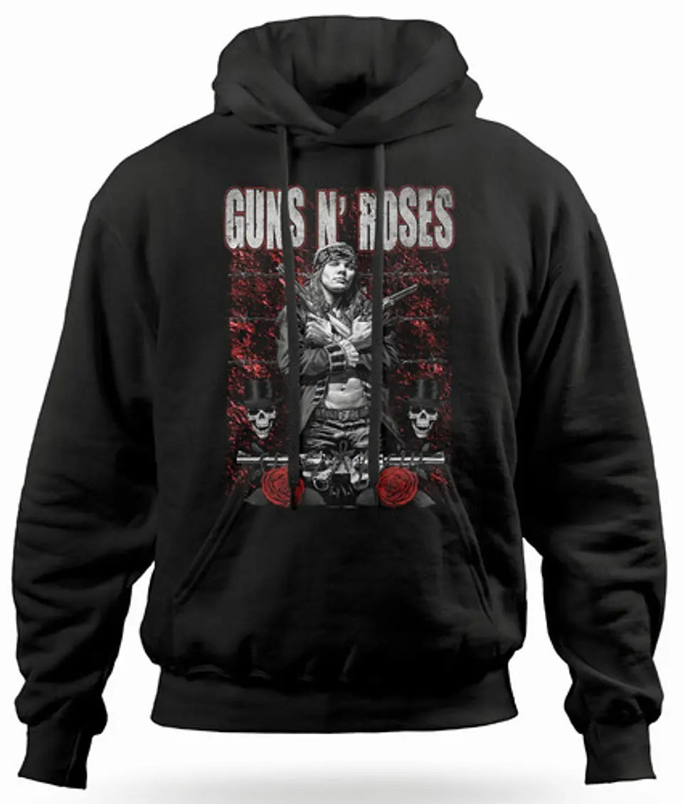 Polerón Canguro Guns N Roses - Axl | Rock 1