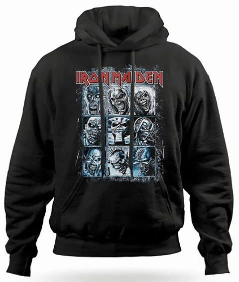 Polerón Canguro Iron Maiden - Eddie | Metal