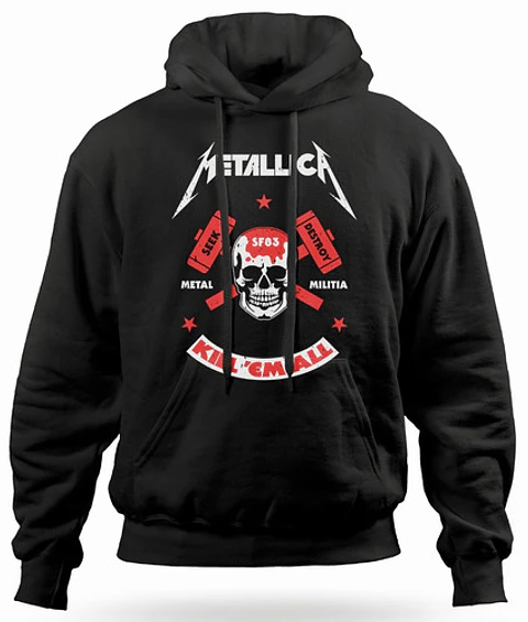 Polerón Canguro Metallica - Kill Em All | Metal