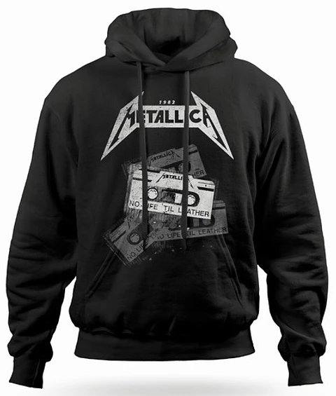 Polerón Canguro Metallica - No Life Til Leather | Metal