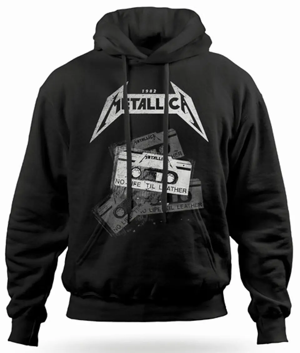 Polerón Canguro Metallica - No Life Til Leather | Metal 1