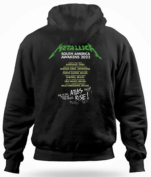 Polerón Canguro Metallica - Atlas | Metal