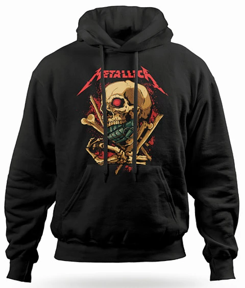 Polerón Canguro Metallica - Grenade | Metal