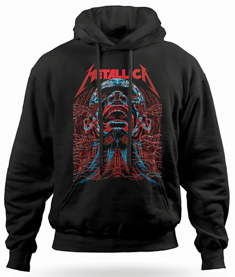 Polerón Canguro Metallica - Pain | Metal