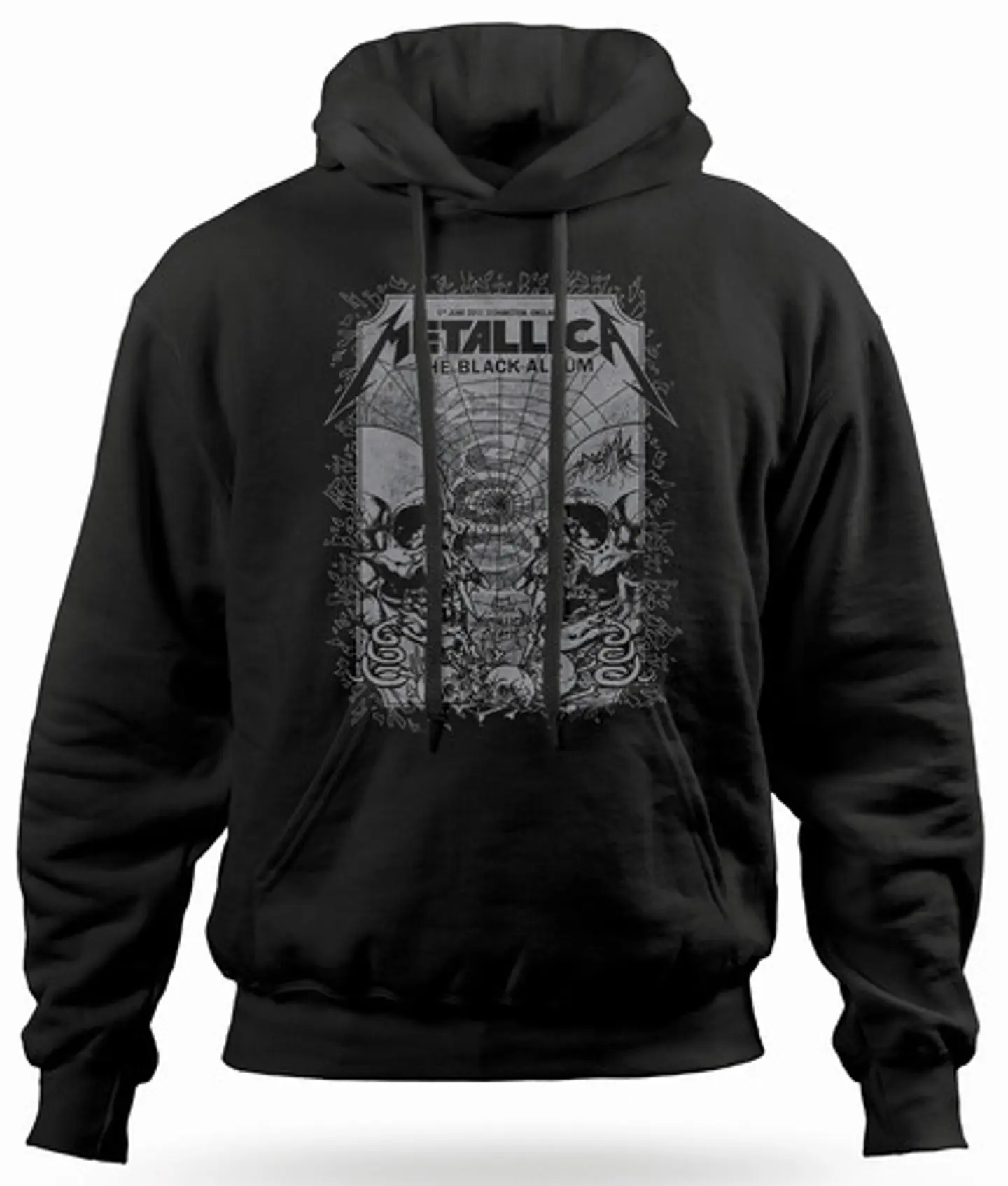 Polerón Canguro Metallica - The Black Album Grey | Metal 1
