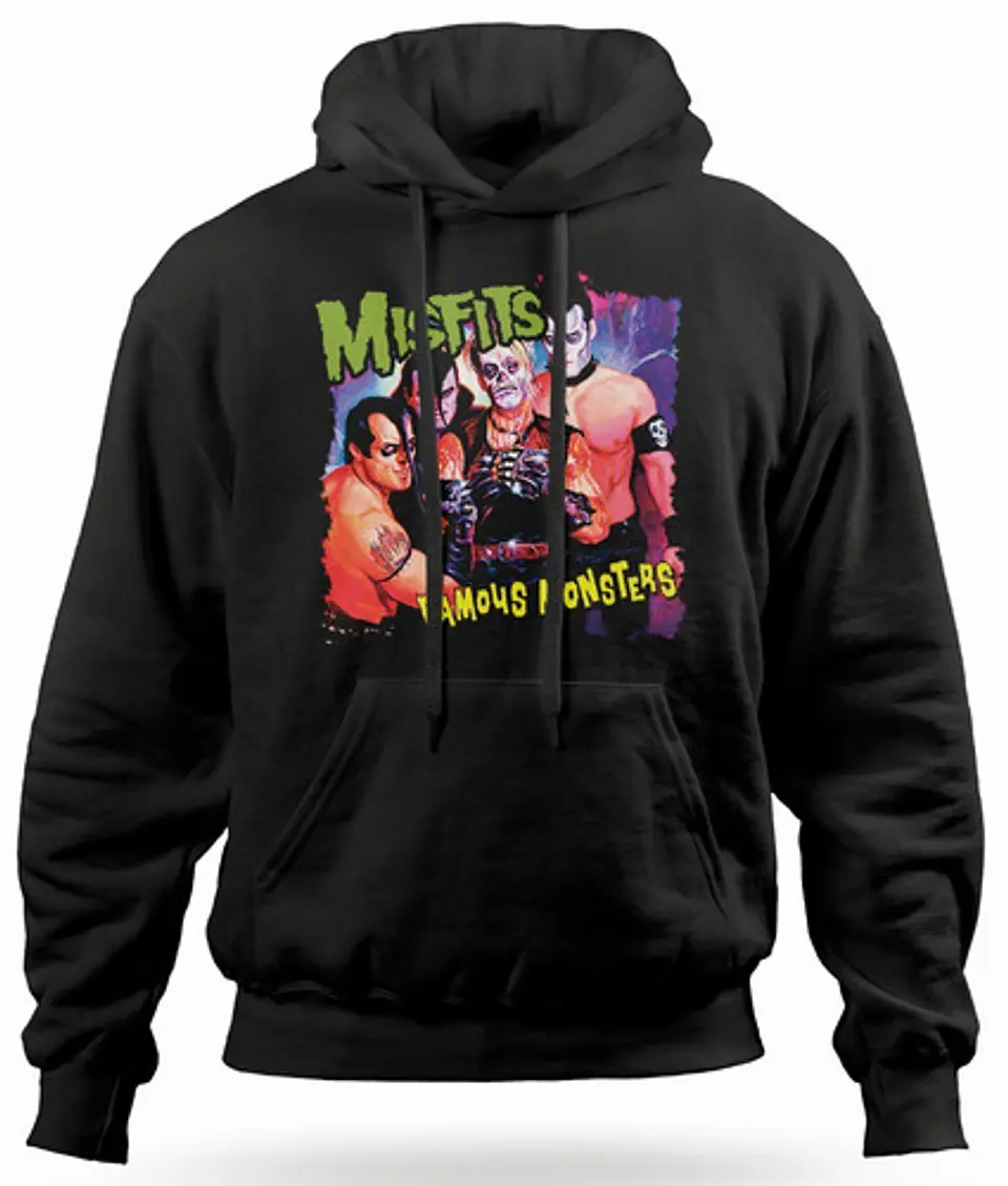 Polerón Canguro Misfits - Famous Monsters | Música 1