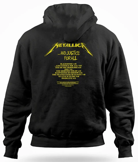 Polerón Canguro Metallica - And Justice For All | Metal